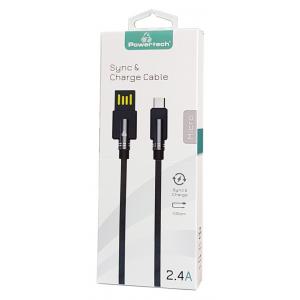 POWERTECH Καλώδιο USB σε Micro USB dual ele PTR-0062 copper, 1m, μαύρο | eLabstore.gr POWERTECH Καλώδιο USB σε Micro USB dual ele PTR-0062 copper, 1m, μαύρο | Αξεσουάρ κινητών | elabstore.gr