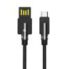 POWERTECH Καλώδιο USB σε Micro USB dual ele PTR-0062 copper, 1m, μαύρο | Αξεσουάρ κινητών | elabstore.gr