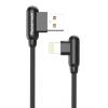 POWERTECH Καλώδιο USB σε Lightning game 90 PTR-0066 copper, 1m, μαύρο | Αξεσουάρ κινητών | elabstore.gr