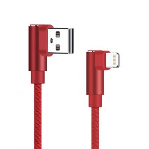 POWERTECH Καλώδιο USB σε Lightning game 90 PTR-0077 copper, 1m, κόκκινο | Αξεσουάρ κινητών | elabstore.gr