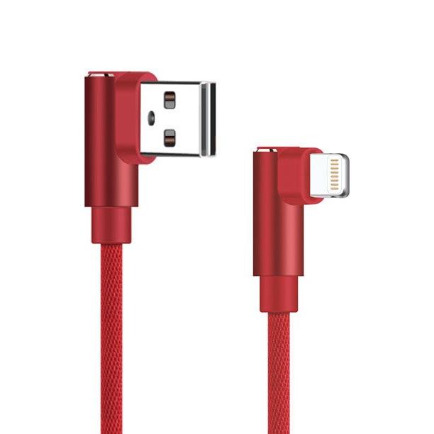 POWERTECH Καλώδιο USB σε Lightning game 90 PTR-0077 copper, 1m, κόκκινο | eLabstore.gr POWERTECH Καλώδιο USB σε Lightning game 90 PTR-0077 copper, 1m, κόκκινο | Αξεσουάρ κινητών | elabstore.gr