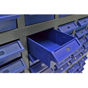 Συρταροθήκη 75 θέσεων S515-B με μεταλλικό πλαίσιο, γκρι-μπλε | Αναλώσιμα - Είδη Γραφείου | elabstore.gr