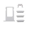 Πλαϊνά πλήκτρα και Βάση Sim για iPhone 6s, Silver | Service | elabstore.gr