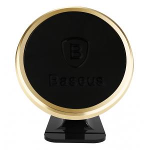 BASEUS Αυτοκόλλητη μαγνητική βάση αυτοκινήτου SUGENT-NT0V, 360°, χρυσό | Αξεσουάρ κινητών | elabstore.gr