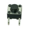 DIP SWITCH 4 PIN, Nickel Body, Plastic Button, Silver/Black | Service | elabstore.gr