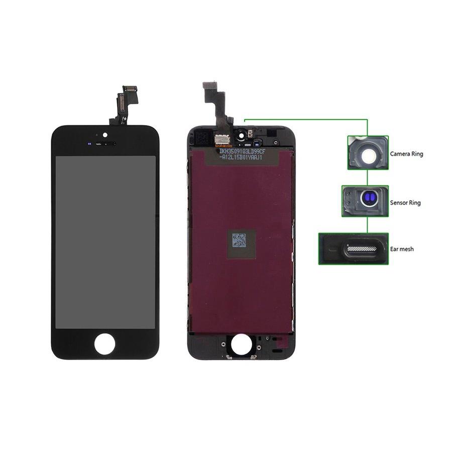 TIANMA High Copy LCD iPhone 5S, Camera-Sensor ring, ear mesh, Black | eLabstore.gr TIANMA High Copy LCD iPhone 5S, Camera-Sensor ring, ear mesh, Black | Service | elabstore.gr
