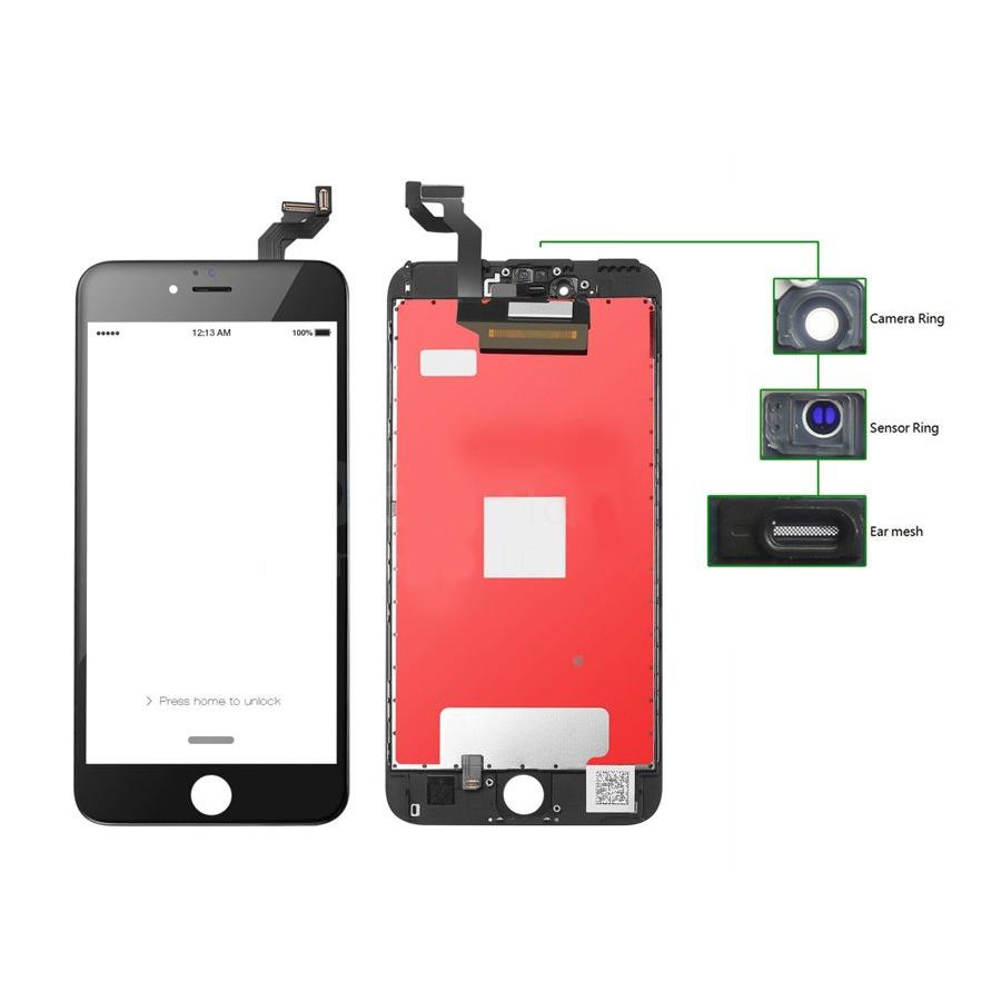 TIANMA High Copy LCD iPhone 6S Plus, Camera-Sensor ring, ear mesh, Black | eLabstore.gr TIANMA High Copy LCD iPhone 6S Plus, Camera-Sensor ring, ear mesh, Black | Service | elabstore.gr