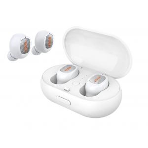 YISON bluetooth headset TWS-T1-WH true wireless, με θήκη φόρτισης, λευκό | Αξεσουάρ κινητών | elabstore.gr
