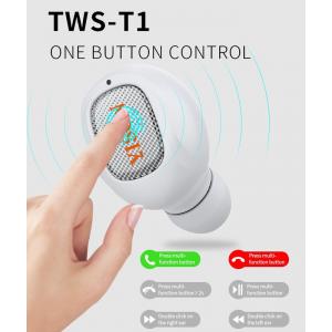 YISON bluetooth headset TWS-T1-WH true wireless, με θήκη φόρτισης, λευκό | eLabstore.gr YISON bluetooth headset TWS-T1-WH true wireless, με θήκη φόρτισης, λευκό | Αξεσουάρ κινητών | elabstore.gr