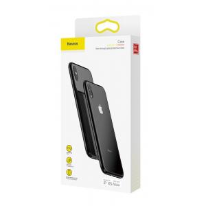 BASEUS θήκη See-through για iPhone XS Max WIAPIPH65-YS01, μαύρο | Αξεσουάρ κινητών | elabstore.gr