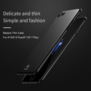 BASEUS θήκη Thin Case για iPhone 7/8 Plus WIAPIPH7P-AZB01, μαύρη | Αξεσουάρ κινητών | elabstore.gr
