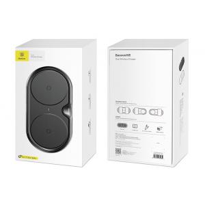 BASEUS διπλός ασύρματος φορτιστής WXXHJ-B01, Zinc Alloy, 10W | eLabstore.gr BASEUS διπλός ασύρματος φορτιστής WXXHJ-B01, Zinc Alloy, 10W | Αξεσουάρ κινητών | elabstore.gr