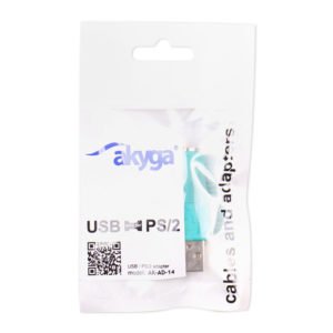 AKYGA AK-AD-14 ADAPTER USB A (f)/PS/2(m) | ΚΑΛΩΔΙΑ / ADAPTORS | elabstore.gr