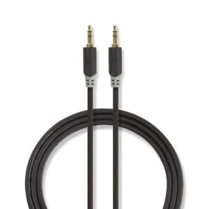 NEDIS CABW22000AT100 Stereo Audio Cable 3.5 mm Male - 3.5 mm Male 10 m Anthracit | ΚΑΛΩΔΙΑ / ADAPTORS | elabstore.gr