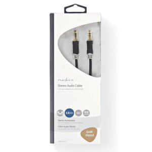 NEDIS CABW22000AT100 Stereo Audio Cable 3.5 mm Male - 3.5 mm Male 10 m Anthracit | ΚΑΛΩΔΙΑ / ADAPTORS | elabstore.gr
