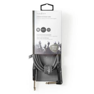 NEDIS COTH23005GY15 Unbalanced Audio Cable 6.35 mm Male - 6.35 mm Male Angled 1. | eLabstore.gr NEDIS COTH23005GY15 Unbalanced Audio Cable 6.35 mm Male - 6.35 mm Male Angled 1. | ΚΑΛΩΔΙΑ / ADAPTORS | elabstore.gr