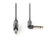 NEDIS COTH23005GY50 Unbalanced Audio Cable 6.35 mm Male - 6.35 mm Male Angle 5.0 | eLabstore.gr NEDIS COTH23005GY50 Unbalanced Audio Cable 6.35 mm Male - 6.35 mm Male Angle 5.0 | ΚΑΛΩΔΙΑ / ADAPTORS | elabstore.gr