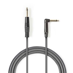 NEDIS COTH23005GY50 Unbalanced Audio Cable 6.35 mm Male - 6.35 mm Male Angle 5.0 | ΚΑΛΩΔΙΑ / ADAPTORS | elabstore.gr