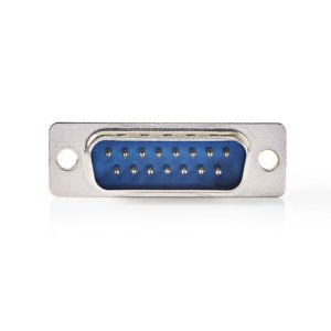 NEDIS CCGP52803ME D-Sub Chassis Mount D-Sub 15-Pin Male Metal | ΚΑΛΩΔΙΑ / ADAPTORS | elabstore.gr