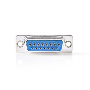 NEDIS CCGP52803ME D-Sub Chassis Mount D-Sub 15-Pin Male Metal | ΚΑΛΩΔΙΑ / ADAPTORS | elabstore.gr