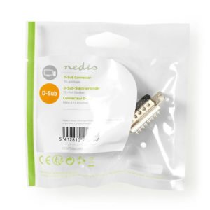 NEDIS CCGP52803ME D-Sub Chassis Mount D-Sub 15-Pin Male Metal | ΚΑΛΩΔΙΑ / ADAPTORS | elabstore.gr