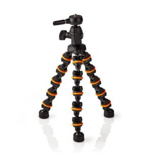 NEDIS GPOD3200BK Mini Tripod Max 1 kg 26.0 cm Flexible Black/Orange | ΕΙΚΟΝΑ / ΗΧΟΣ | elabstore.gr