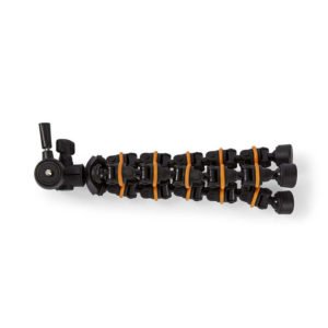 NEDIS GPOD3200BK Mini Tripod Max 1 kg 26.0 cm Flexible Black/Orange | ΕΙΚΟΝΑ / ΗΧΟΣ | elabstore.gr