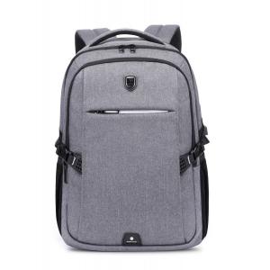 ARCTIC HUNTER τσάντα πλάτης B-00338-GY με θήκη laptop, USB, γκρι | Οικιακές & Προσωπικές Συσκευές | elabstore.gr