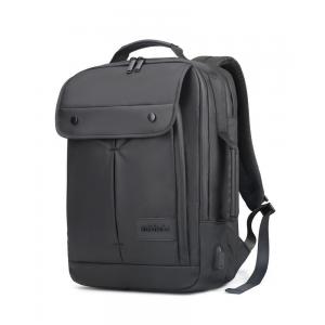 ARCTIC HUNTER τσάντα πλάτης B00325-BK με θήκη laptop, αδιάβροχη, μαύρη | Οικιακές & Προσωπικές Συσκευές | elabstore.gr