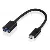 POWERTECH Καλώδιο USB Type-C σε USB 3.1 OTG, ABS, 0.20m, μαύρο | Αξεσουάρ κινητών | elabstore.gr