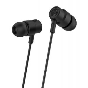 CELEBRAT Earphones CLB-V1-BK με μικρόφωνο, 10mm, 3.5mm, 1.2m, μαύρα | Αξεσουάρ κινητών | elabstore.gr