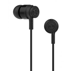 CELEBRAT Earphones CLB-V1-BK με μικρόφωνο, 10mm, 3.5mm, 1.2m, μαύρα | Αξεσουάρ κινητών | elabstore.gr
