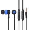 CELEBRAT Earphones CLB-V1-BL με μικρόφωνο, 10mm, 3.5mm, 1.2m, μπλε | Αξεσουάρ κινητών | elabstore.gr