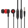 CELEBRAT Earphones CLB-V1-RD με μικρόφωνο, 10mm, 3.5mm, 1.2m, κόκκινο | Αξεσουάρ κινητών | elabstore.gr