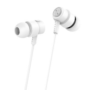 CELEBRAT Earphones CLB-V1-WH με μικρόφωνο, 10mm, 3.5mm, 1.2m, λευκό | Αξεσουάρ κινητών | elabstore.gr