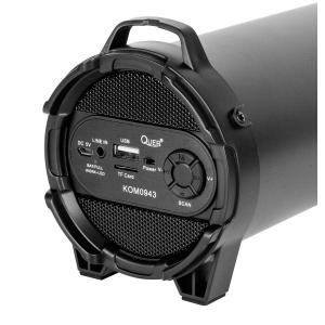 QUER φορητό ηχείο KOM0943 10W bluetooth, FM radio, USB, MicroSD, 1800mAh | Συνοδευτικά PC | elabstore.gr
