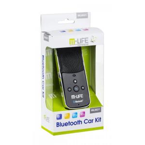 M-LIFE Bluetooth Car Kit ML0621, 650mAh, μαύρο | Gadgets | elabstore.gr