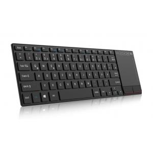 RIITEK Ασύρματο πληκτρολόγιο mini RT-K22-BK με touchpad, 2.4GHz, μαύρο | Συνοδευτικά PC | elabstore.gr