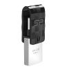 SILICON POWER Dual USB Flash Drive C31, USB 3.1 & Type-C, 64GB, μαύρο | Συνοδευτικά PC | elabstore.gr