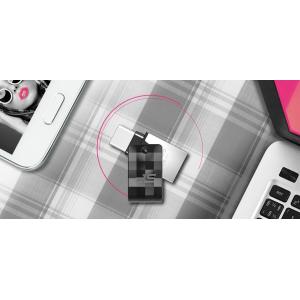 SILICON POWER Dual USB Flash Drive C31, USB 3.1 & Type-C, 64GB, μαύρο | Συνοδευτικά PC | elabstore.gr
