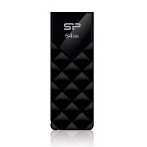 SILICON POWER USB Flash Ultima U03, 64GB, USB 2.0, μαύρο | Συνοδευτικά PC | elabstore.gr