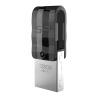 SILICON POWER Dual USB Flash Drive C31, USB 3.1 & Type-C, 128GB, μαύρο | Συνοδευτικά PC | elabstore.gr