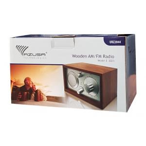AZUSA φορητό ραδιόφωνο E-3023 με ηχείο, AM/FM, ξύλινο | eLabstore.gr AZUSA φορητό ραδιόφωνο E-3023 με ηχείο, AM/FM, ξύλινο | Εικόνα & Ήχος | elabstore.gr