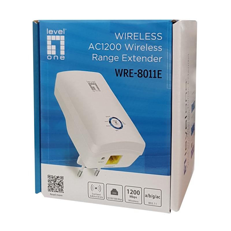 LEVELONE Wireless Range Extender AC1200 WRE-8011E, dual band, Ver. 1.0 | eLabstore.gr LEVELONE Wireless Range Extender AC1200 WRE-8011E, dual band, Ver. 1.0 | Δικτυακά | elabstore.gr