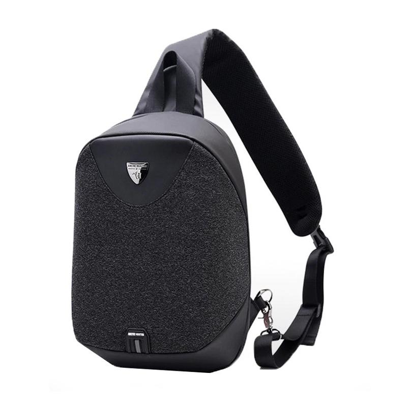 ARCTIC HUNTER τσάντα Crossbody XB0049-BK, αδιάβροχη, USB, μαύρη | eLabstore.gr ARCTIC HUNTER τσάντα Crossbody XB0049-BK, αδιάβροχη, USB, μαύρη | Οικιακές & Προσωπικές Συσκευές | elabstore.gr