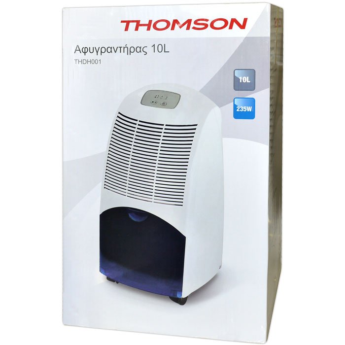 THOMSON THDH001 10L DEHUMIDIFIER | eLabstore.gr THOMSON THDH001 10L DEHUMIDIFIER | ΜΙΚΡΟΣΥΣΚΕΥΕΣ / ΕΠΟΧΙΑΚΑ / ΛΕΥΚΕΣ ΣΥΣΚΕΥΕΣ | elabstore.gr