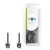 NEDIS CAGB22000BK20 Stereo Audio Cable 3.5 mm Male - 3.5 mm Male 2.0m Black | ΚΑΛΩΔΙΑ / ADAPTORS | elabstore.gr