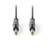 NEDIS COTH23000GY50 Unbalanced Audio Cable 6.35 mm Male - 6.35 mm Male 5.0 m Gre | ΚΑΛΩΔΙΑ / ADAPTORS | elabstore.gr