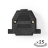NEDIS CCVC52895ME D-Sub Connector Housing 25 pieces Metal | ΚΑΛΩΔΙΑ / ADAPTORS | elabstore.gr