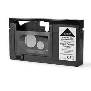 NEDIS VCON100BK VHS-C Cassette Converter VHS-C to VHS Plug and play Black | ΕΙΚΟΝΑ / ΗΧΟΣ | elabstore.gr